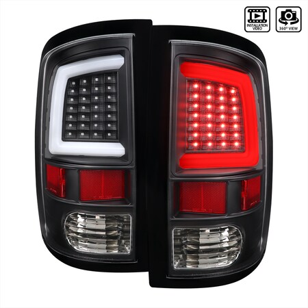 Spec-D Tuning Dodge Ram Led Light Bar Tail Light 2009-2018 LT-RAM09JMLED-G2-TM